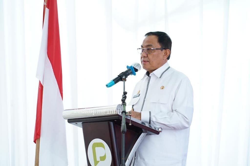 Bupati Wardan Hadiri Peletakan Batu Pertama Terminal BBM