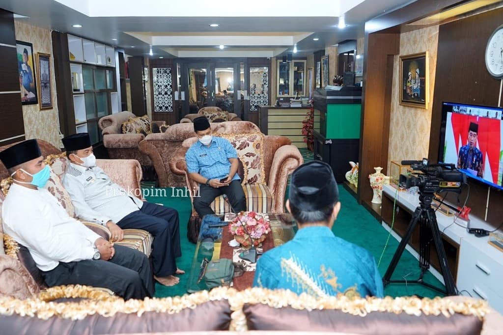 Bupati Inhil Ikuti Peluncuran Gerakan Cinta Zakat