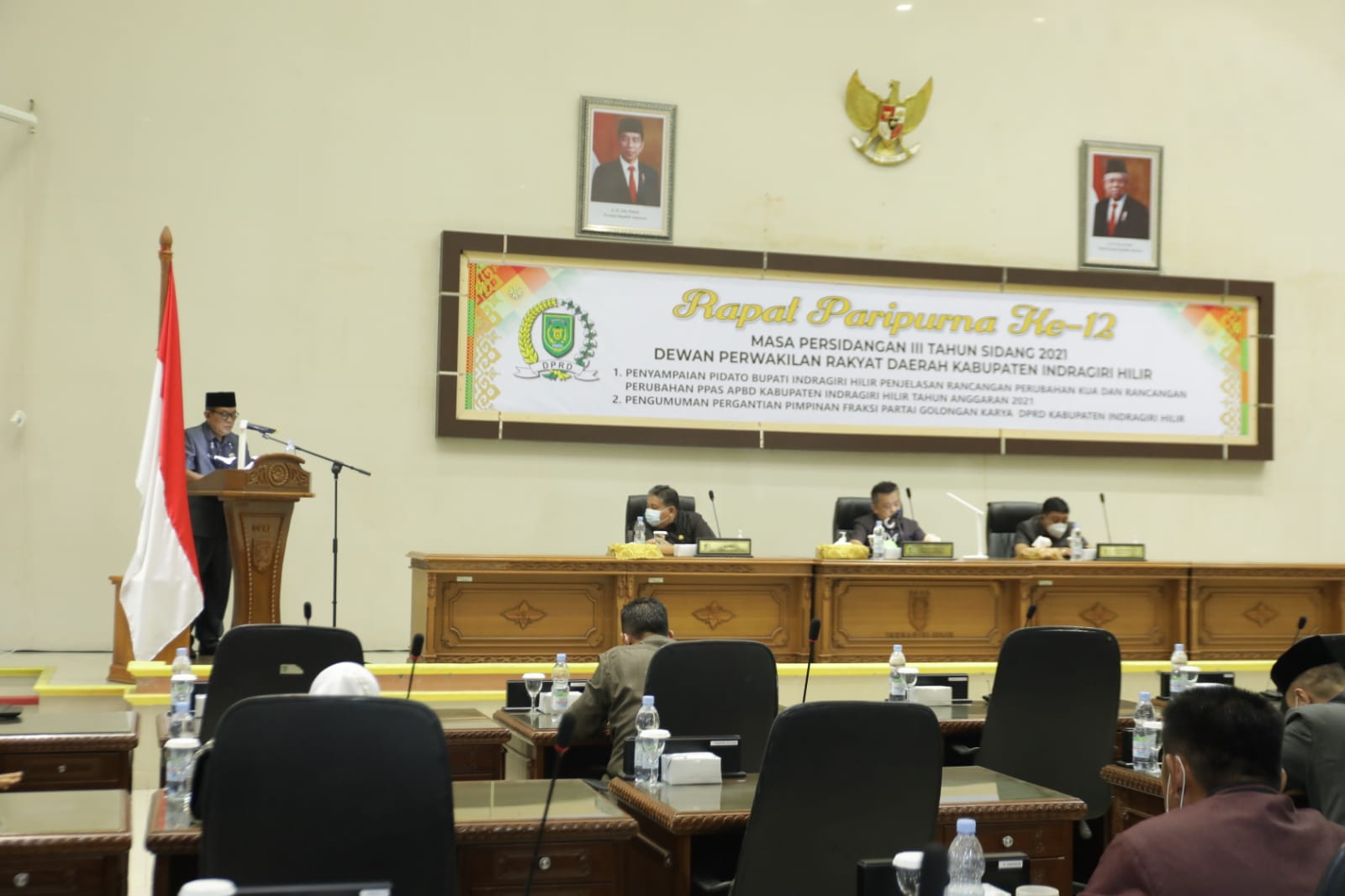 Pemda dan DPRD Inhil Bahas Refocusing Anggaran Perubahan APBD 2021