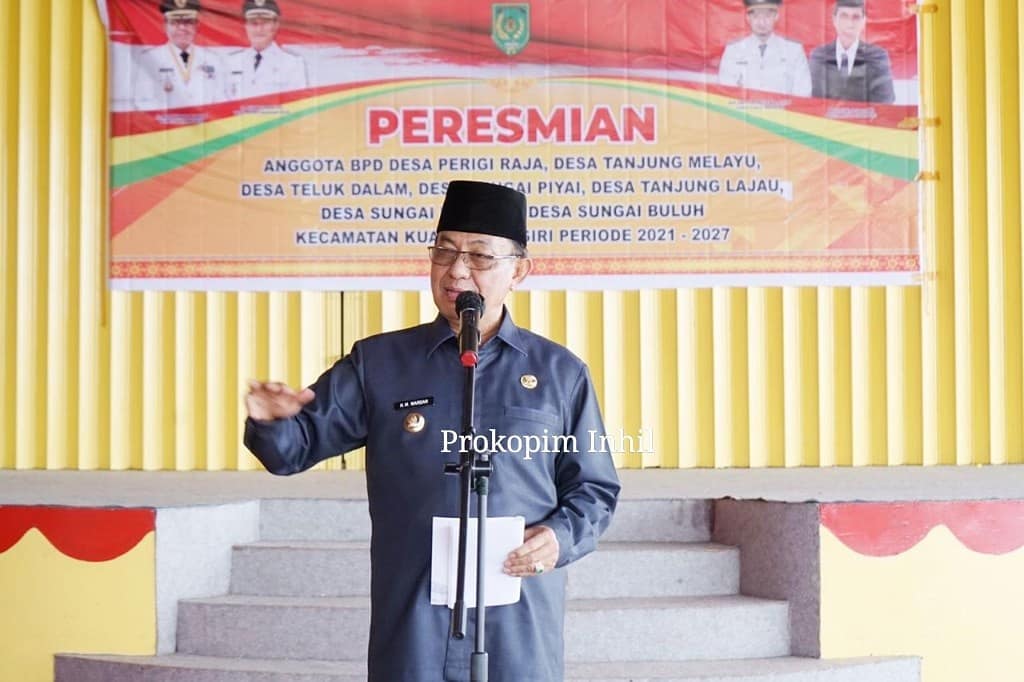 Bupati Inhil Harapkan BPD Pahami dan Laksanakan Tupoksinya