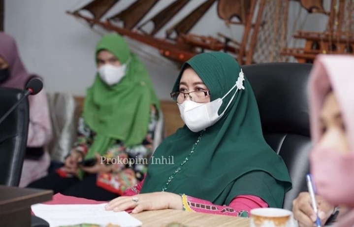 Ketua Tim PKK Inhil Pimpin Progres Perkembangan GSH Jilid 2