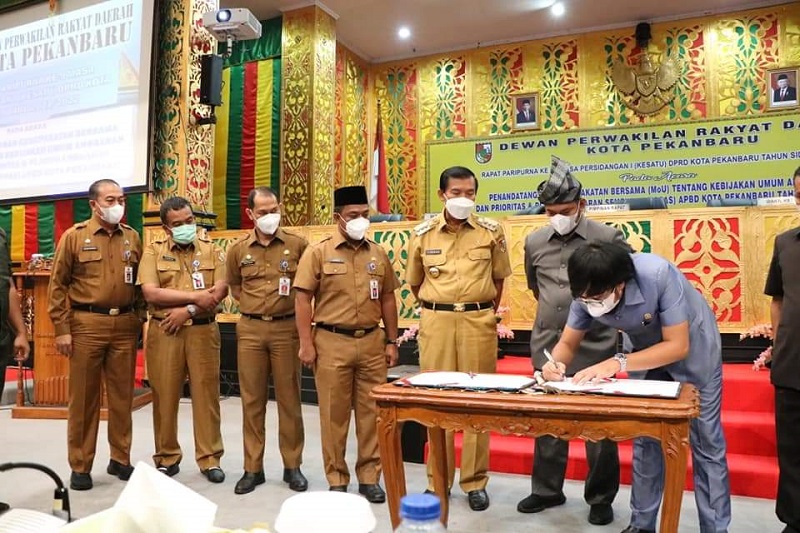 Sah! APBD 2022 Kota Pekanbaru Rp 2,560 Triliun