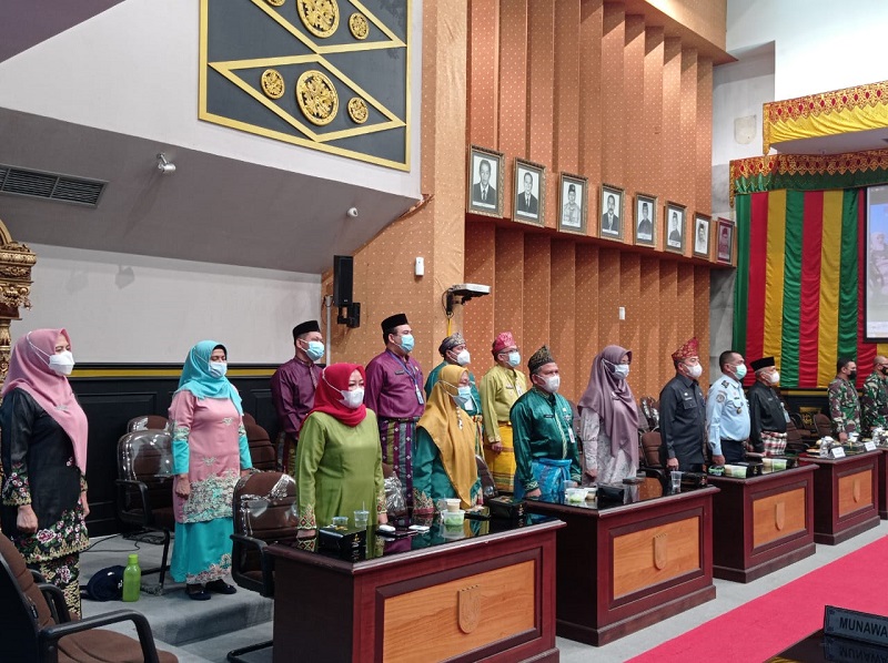 Ketua DPRD Pekanbaru Pimpin Sidang Paripurna Perubahan Perda Covid 19