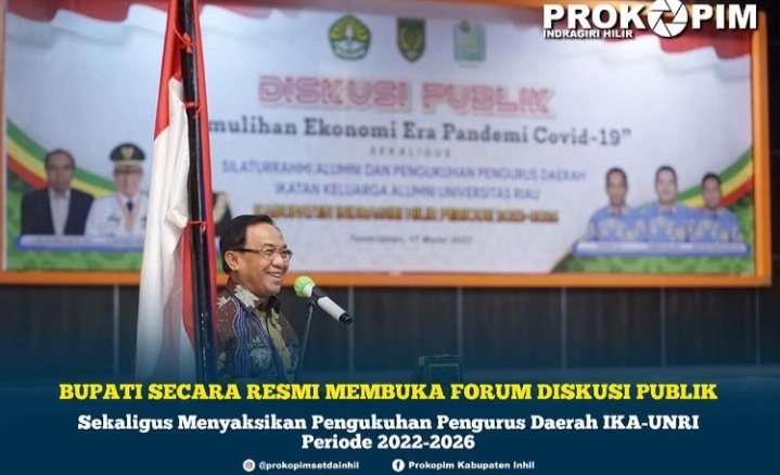Bupati Inhil Harapkan Peran IKA Unri Dalam Peningkatan SDM