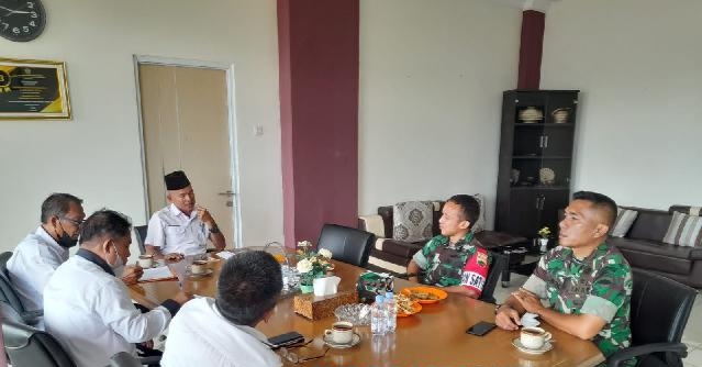 Dinas Koperasi dan UKM Inhil Dikunjungi Dandim 0134/Inhil