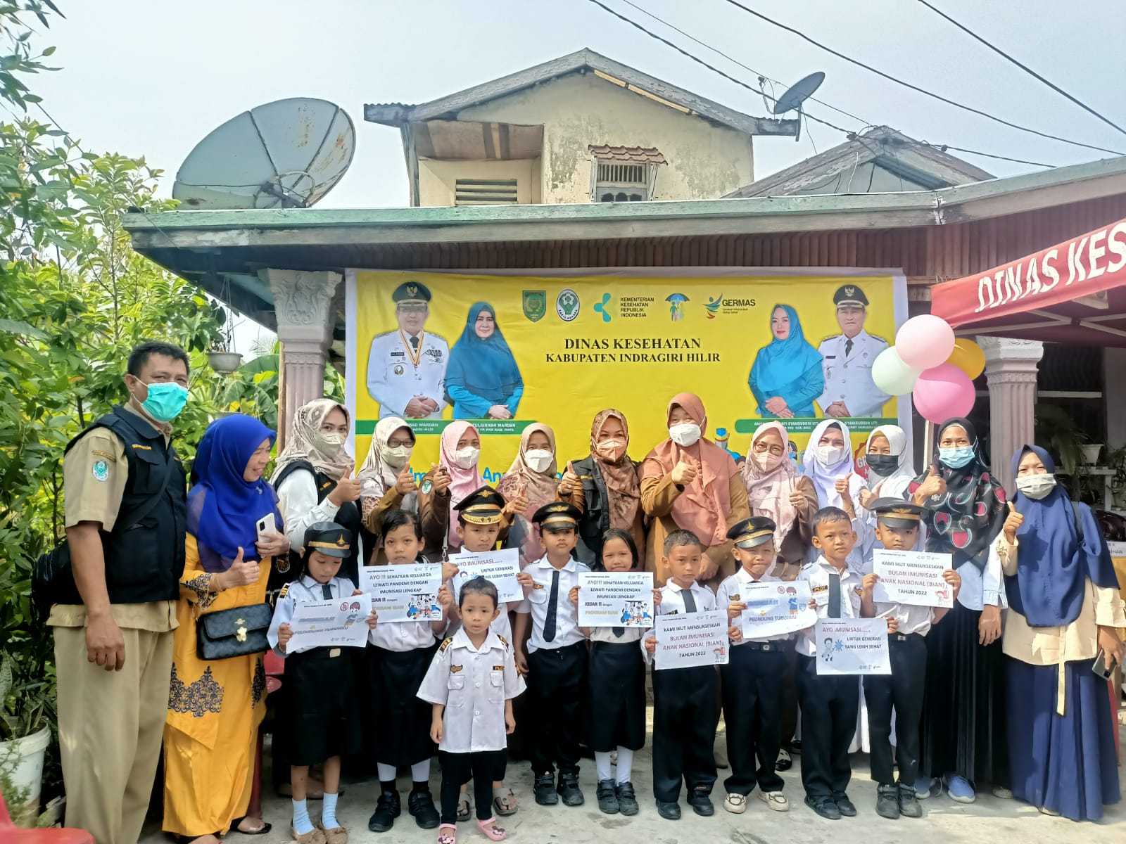 Dinkes Inhil Canangkan BIAN se-Kecamatan Tembilahan Hulu