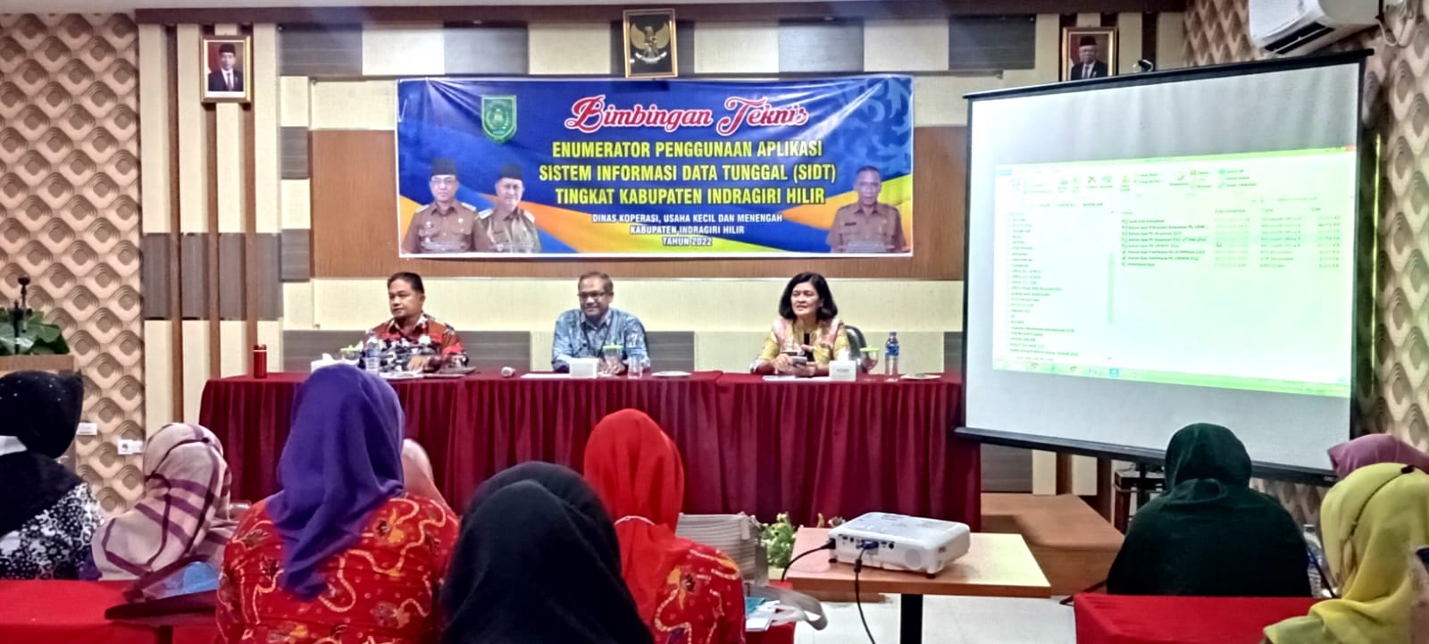 Dinas Koperasi dan UKM Inhil Gelar Bimtek SIDT