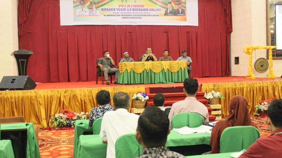 Kadis PMD Inhil Tutup Secara Resmi Pelatihan Sipades 2.0 Berbasis Online