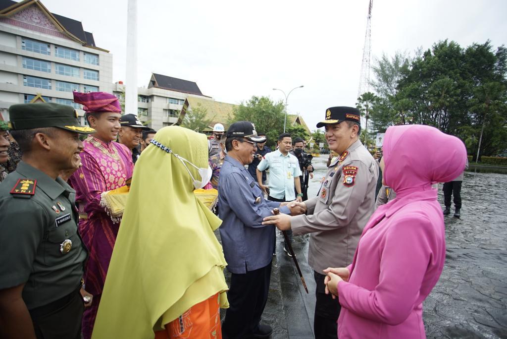 Bupati Inhil Sambut Kunker Kapolda Riau Irjen Pol Muhammad Iqbal
