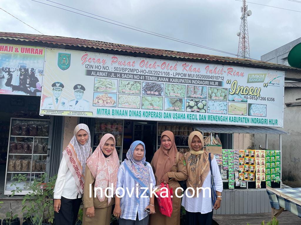 Diskop dan UKM Inhil Monitoring UMKM Amplang Inoey