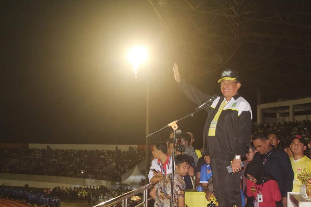 Bupati Inhil Hadiri Pembukaan Porprov X Riau 2022 di Kuansing