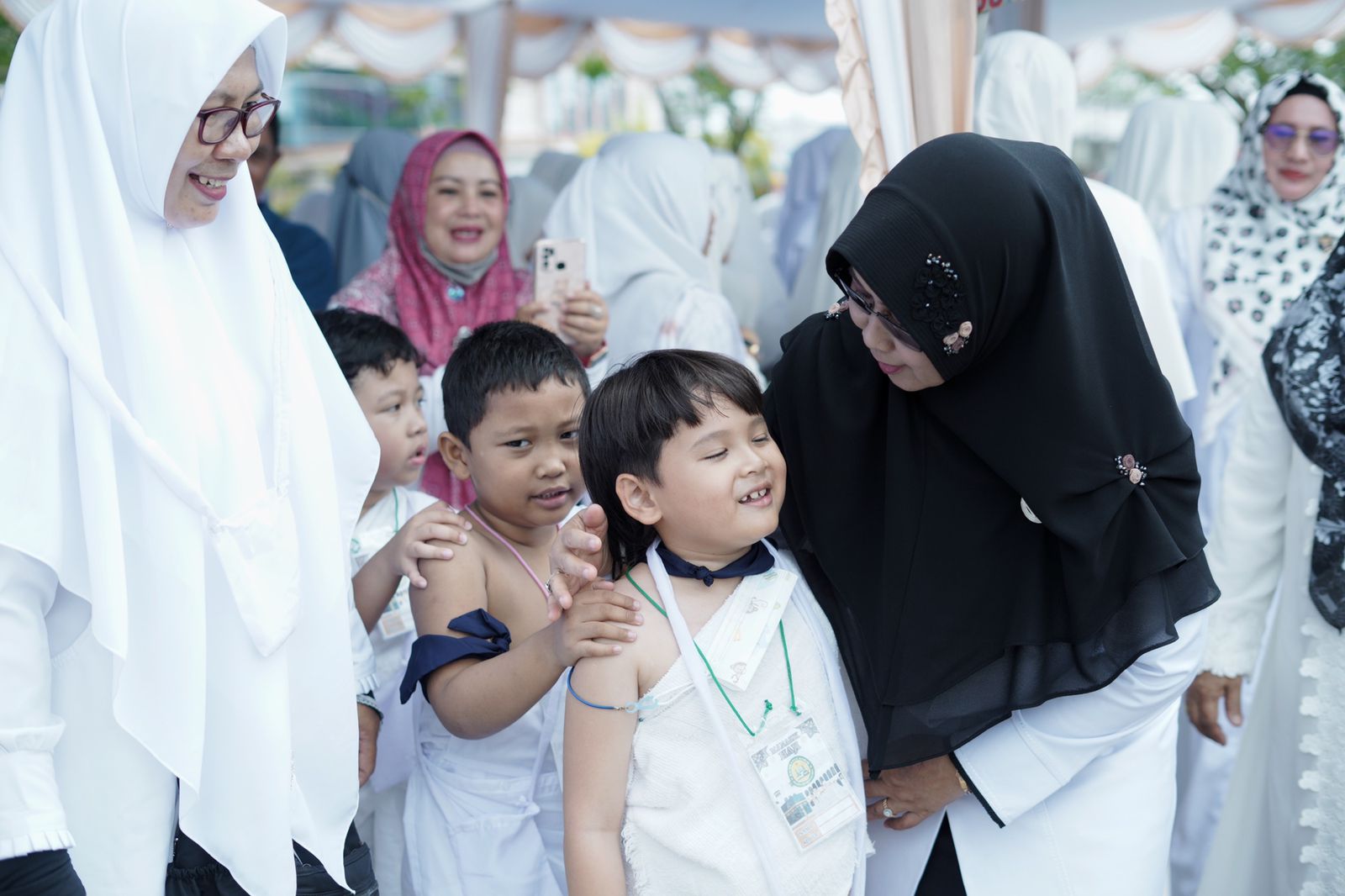 Tanamkan Nilai Islam Sejak Dini, Bunda Paud Inhil Apresiasi Pelaksanaan Manasik Haji Akbar