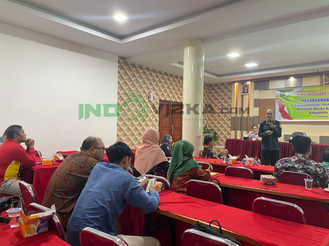 Dinkes Inhil Gelar Sosialiasai dan Informasi Pelaksanaan studi EHRA