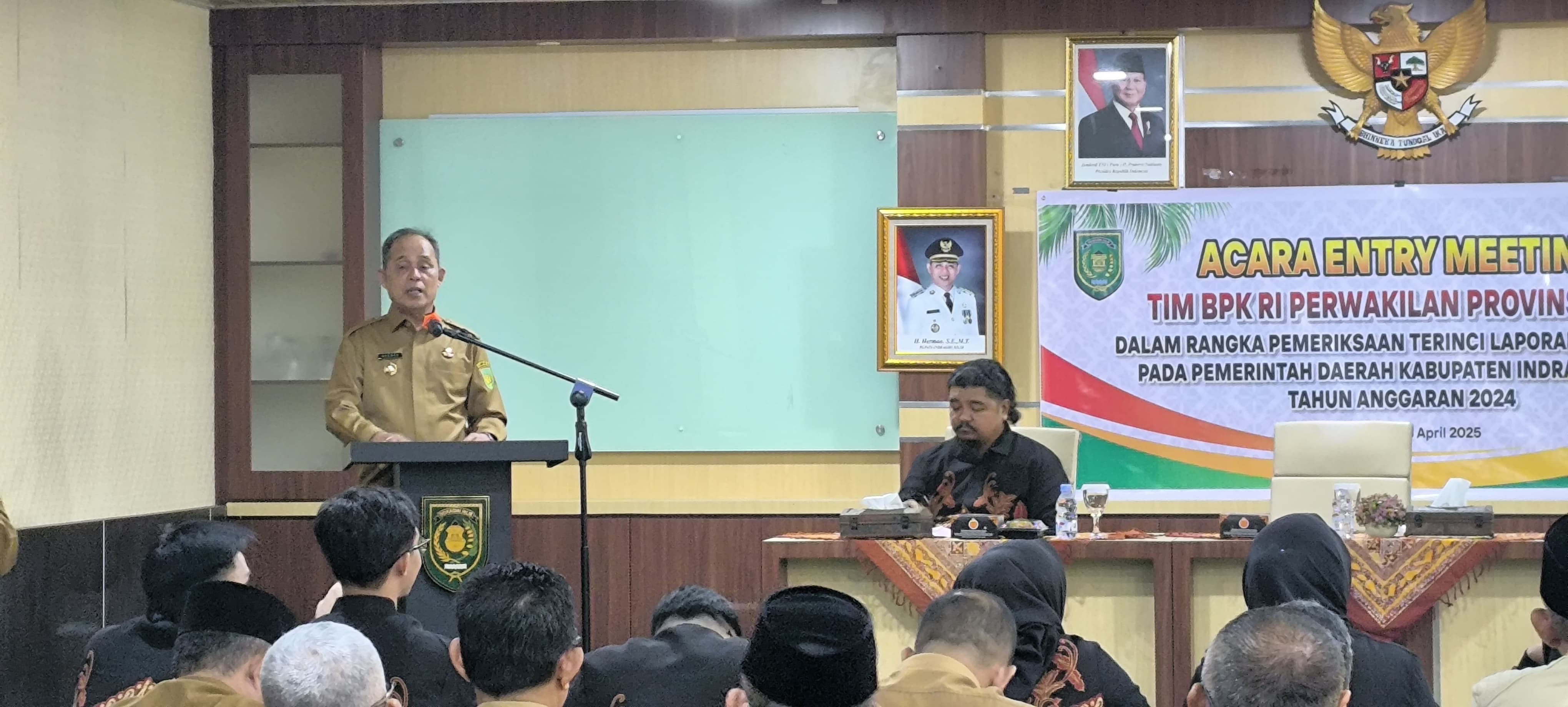 Perkuat Tata Kelola Keuangan, Bupati Inhil Sambut Tim BPK RI di Entry Meeting Pemeriksaan LKPD 2024