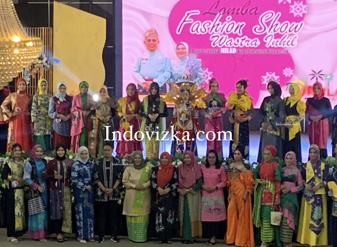 Disparporabud Inhil Taja Fashion Show Dan Warnai Batik