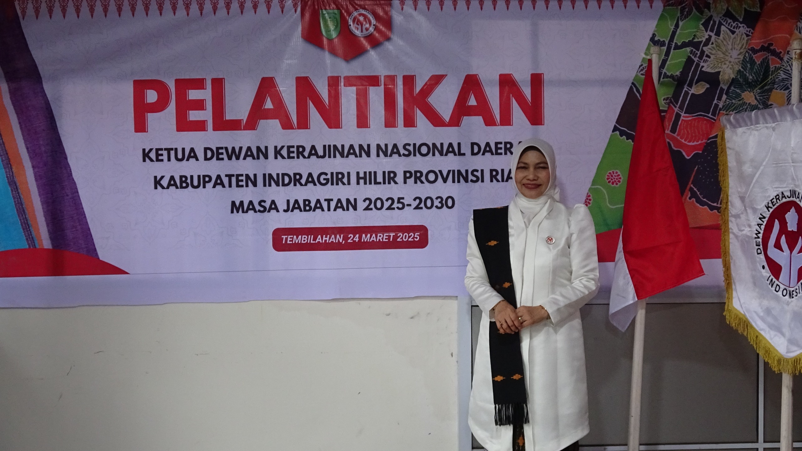 Katerina Susanti Resmi Dilantik Sebagai Ketua Dekranasda Inhil