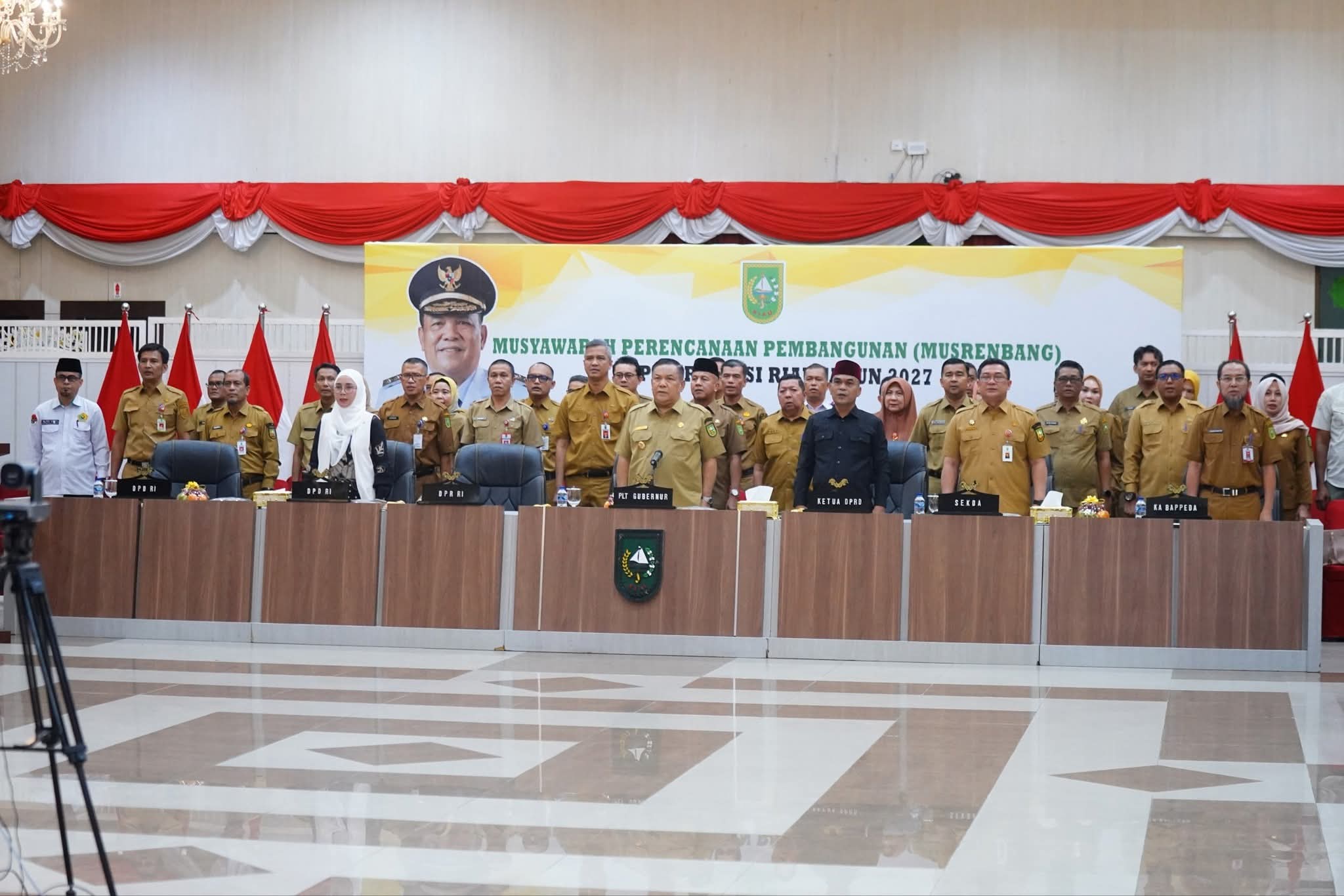 Pimpinan dan Anggota DPRD Riau Hadiri Musrenbang RKPD 2027